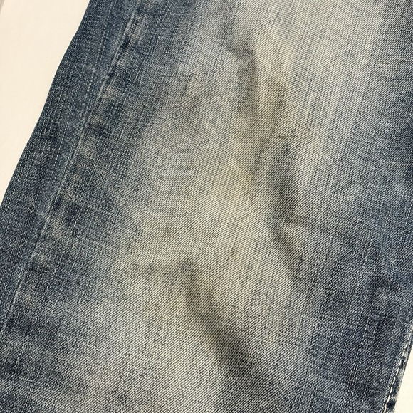 BKE Mens Y2K Jake Bootleg Light Wash Denim Jeans 34R 35x32 Distressed - Picture 6 of 11